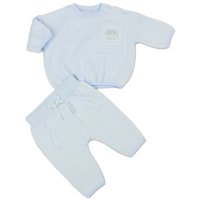 M15958: Baby Boys Quilted 2 Piece Jog Set (0-9 Months)